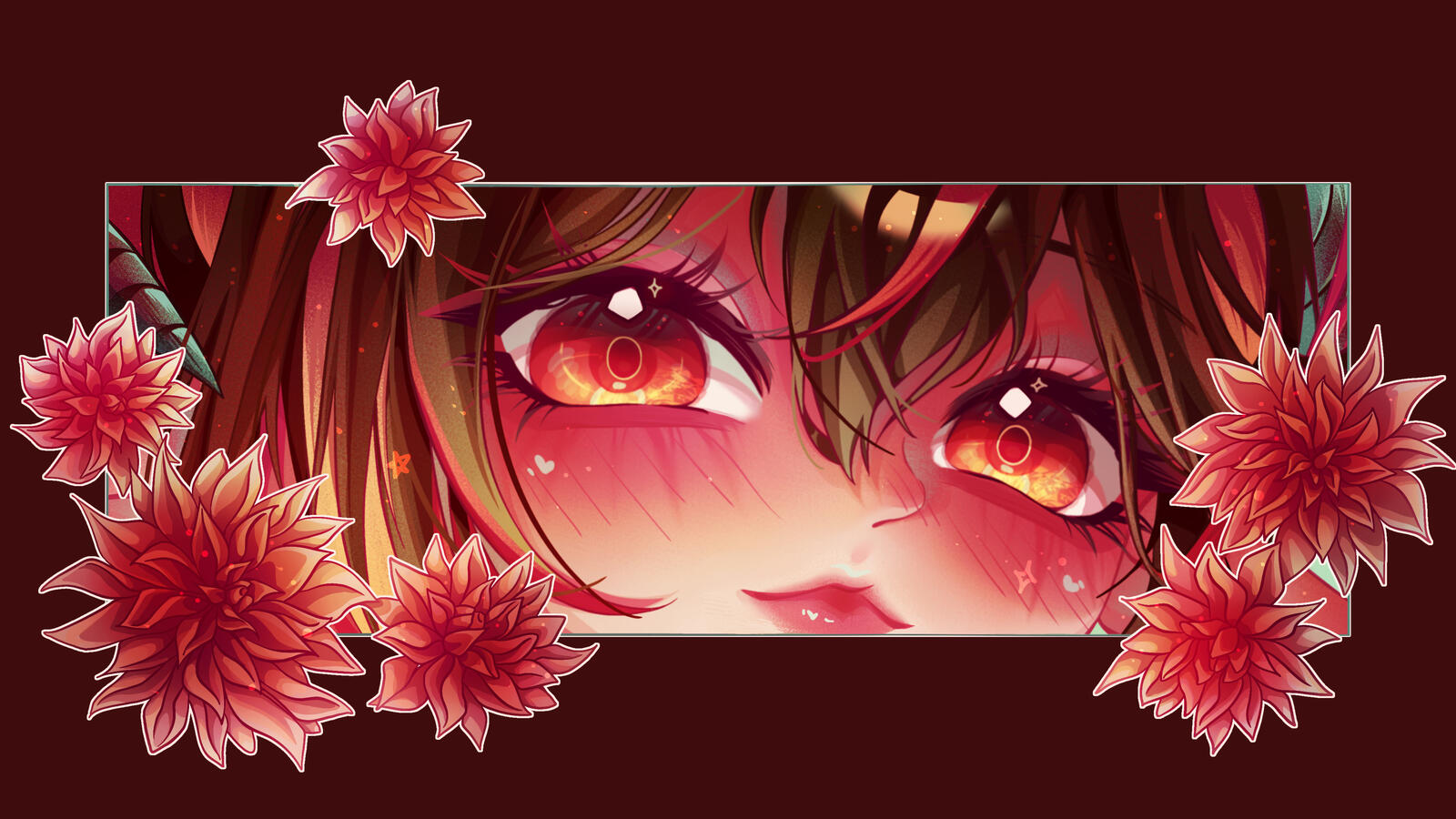 Flower Eye Banner by Choco (Dark) Flower Eye Banner by Choco (Dark)