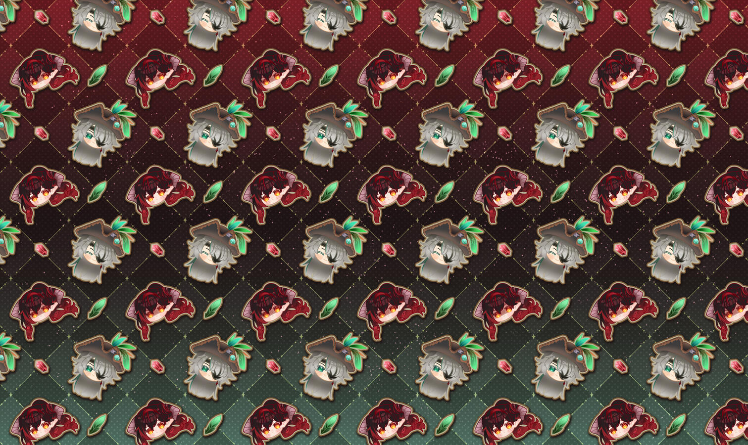 Regina Kardinal and Larcenyl Wallpaper by Reppu Regina Kardinal and Larcenyl Wallpaper by Reppu
