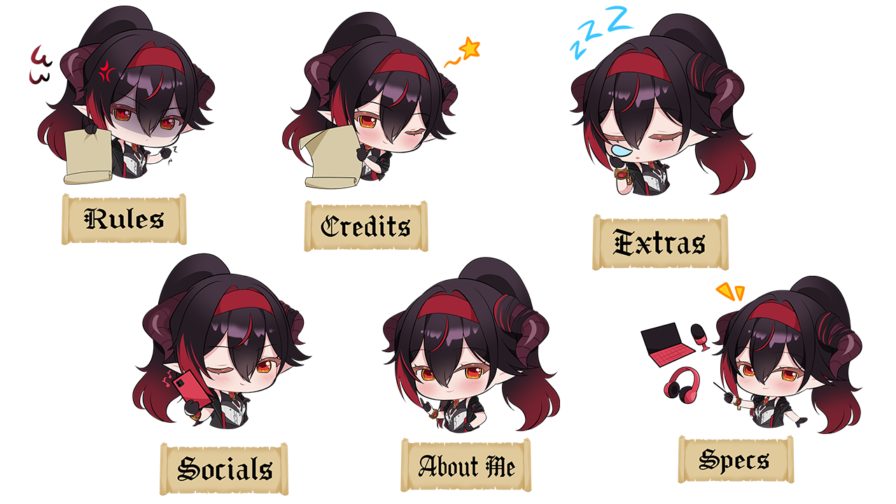 Twitch Panels by Moniviia Twitch Panels by Moniviia